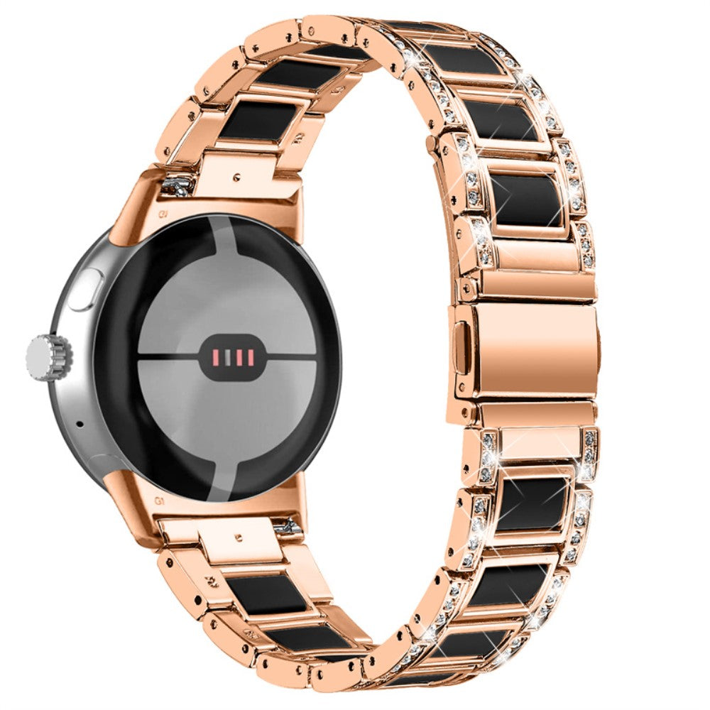 Super kønt Google Pixel Watch Metal Rem - Sort#serie_15
