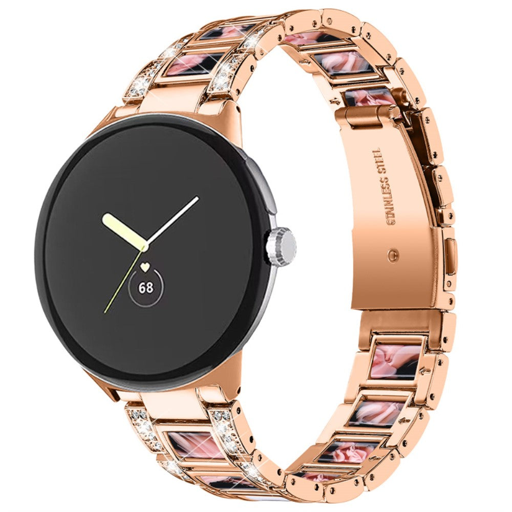 Vildt fed Google Pixel Watch Metal Rem - Pink#serie_16