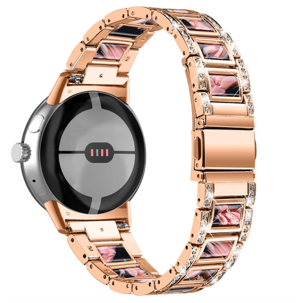 Super kønt Google Pixel Watch Metal Rem - Pink#serie_16
