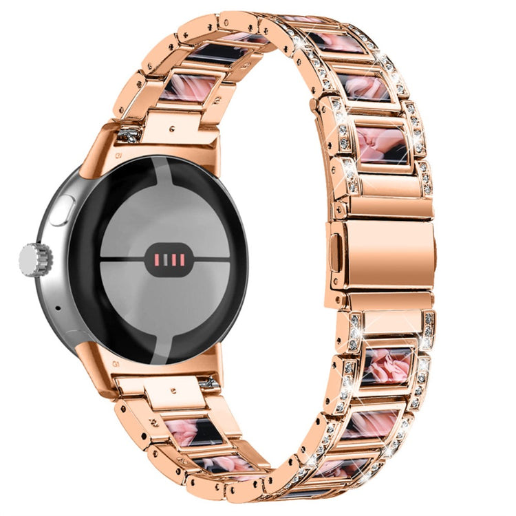 Super kønt Google Pixel Watch Metal Rem - Pink#serie_16