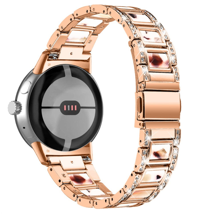 Super kønt Google Pixel Watch Metal Rem - Brun#serie_17