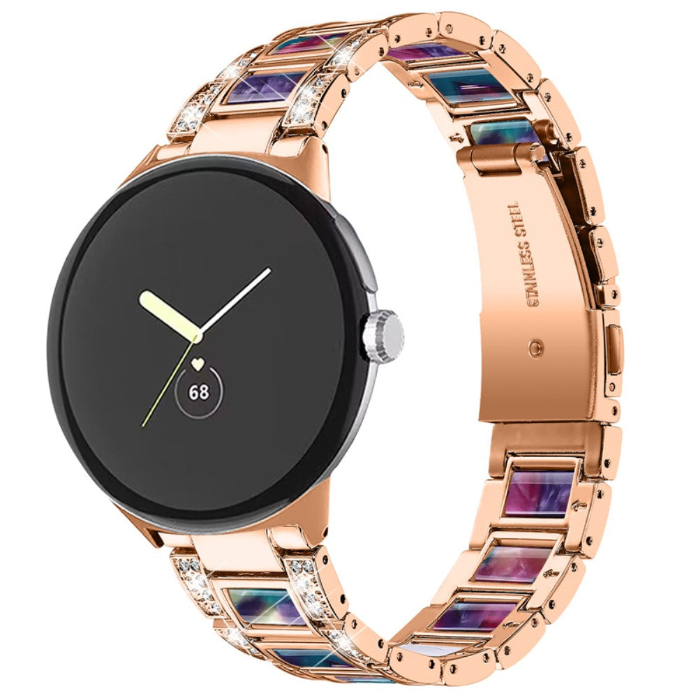 Vildt fed Google Pixel Watch Metal Rem - Flerfarvet#serie_18