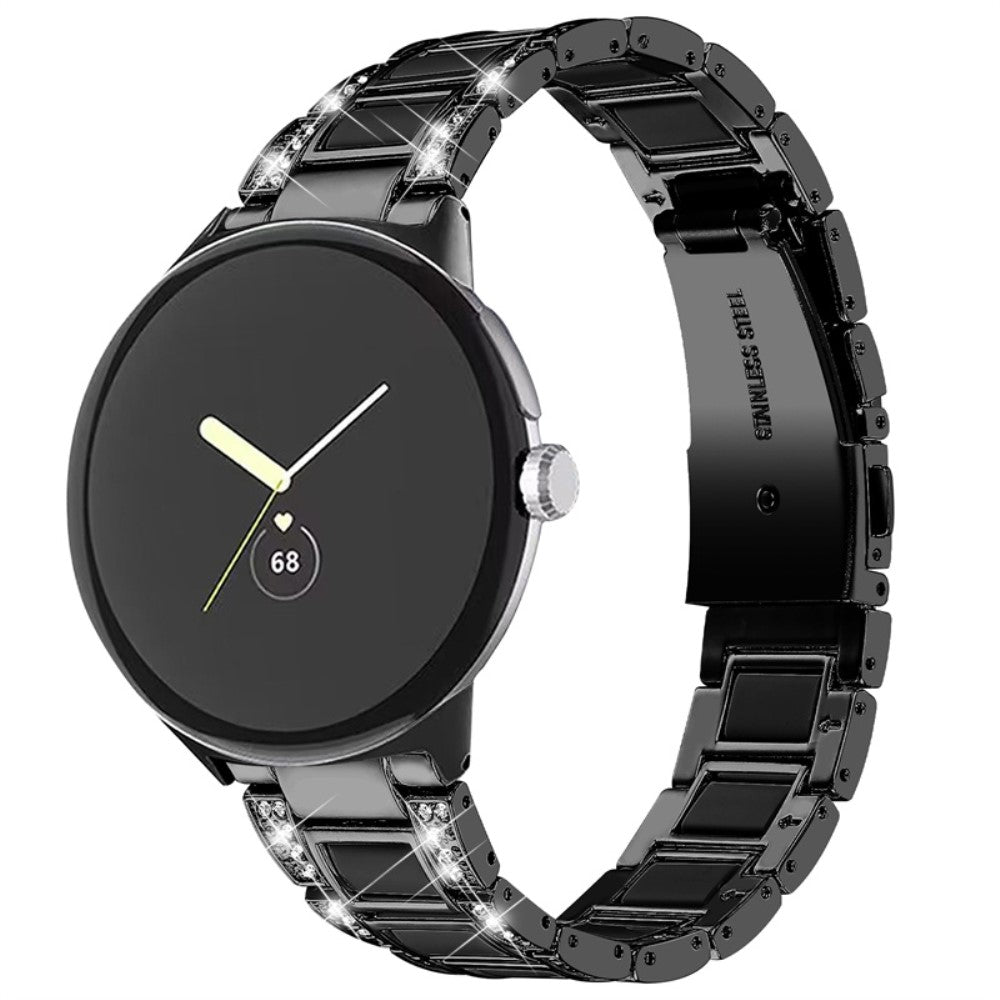 Vildt fed Google Pixel Watch Metal Rem - Sort#serie_9