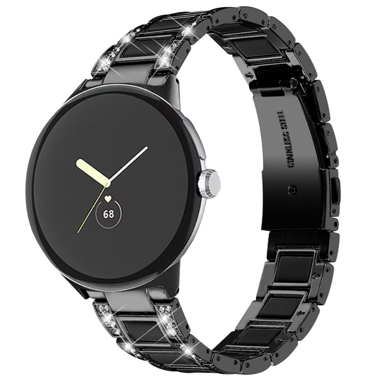 Vildt fed Google Pixel Watch Metal Rem - Sort#serie_9