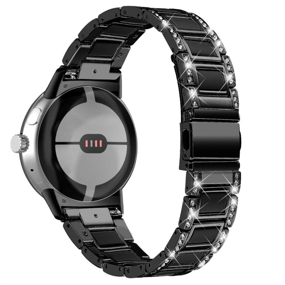 Super kønt Google Pixel Watch Metal Rem - Sort#serie_9