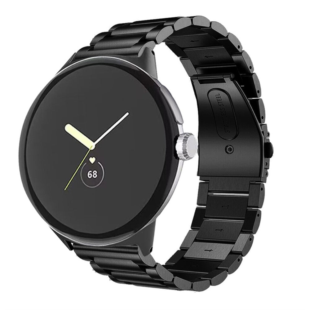 Meget nydelig Google Pixel Watch Metal Rem - Sort#serie_086