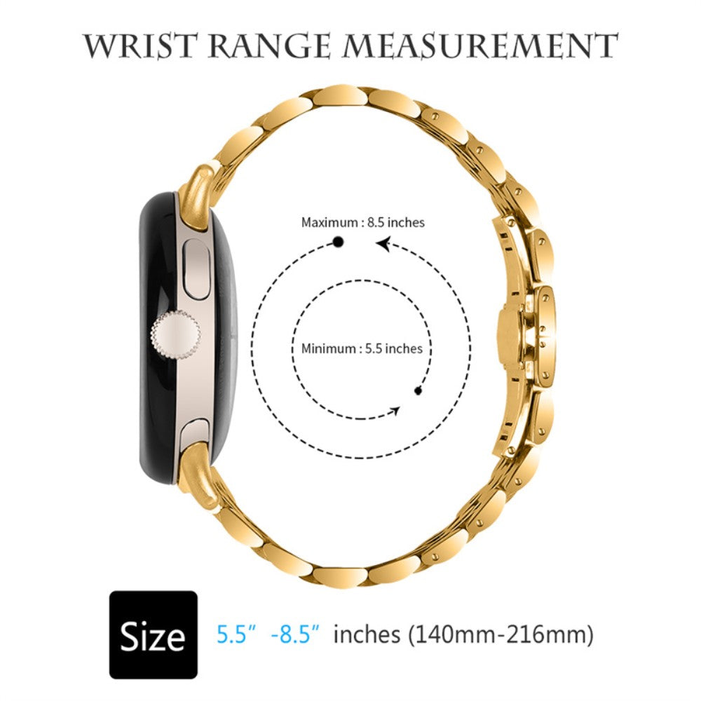 Vildt nydelig Google Pixel Watch Metal Rem - Guld#serie_2