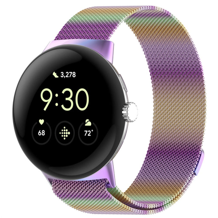 Super elegant Google Pixel Watch Metal Rem - Flerfarvet#serie_2