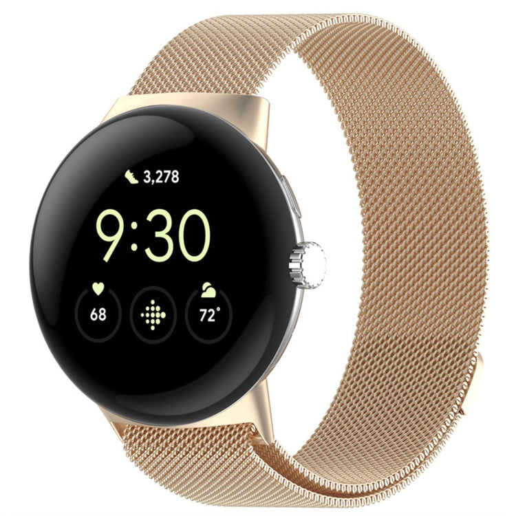 Super elegant Google Pixel Watch Metal Rem - Brun#serie_3