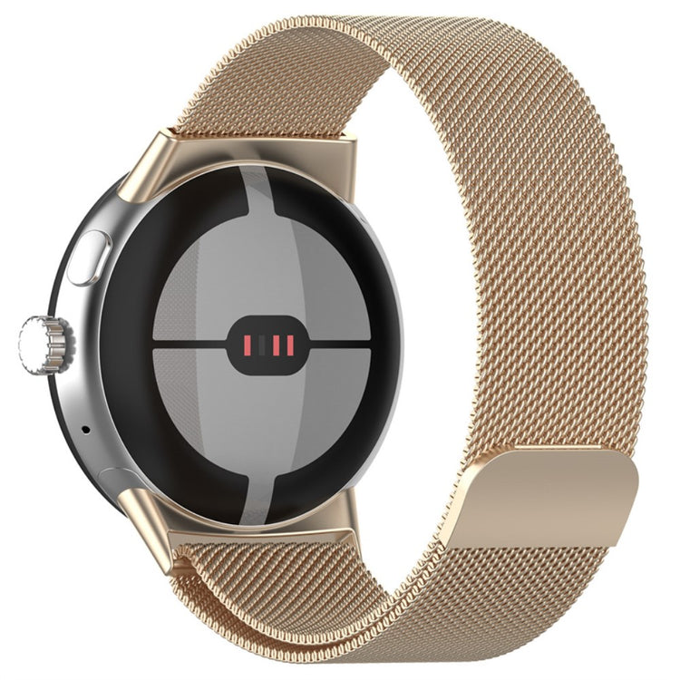 Helt vildt holdbart Google Pixel Watch Metal Rem - Brun#serie_3