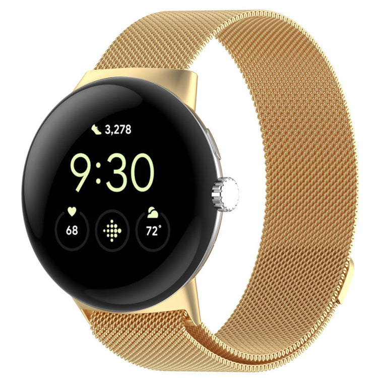 Super sejt Google Pixel Watch Metal Rem - Guld#serie_1