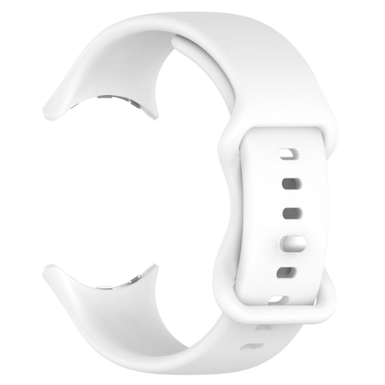 Vildt slidstærk Google Pixel Watch Silikone Rem - Hvid#serie_1