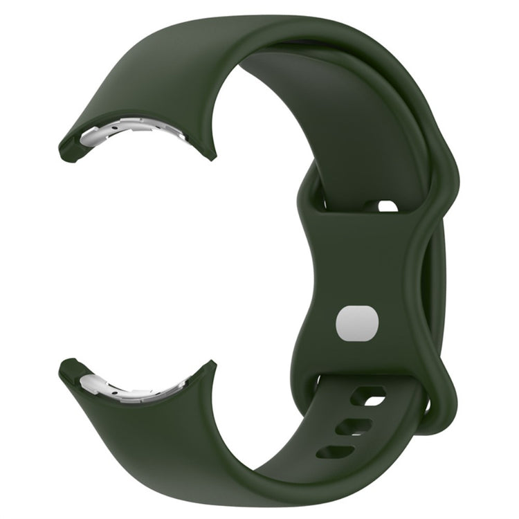 Vildt slidstærk Google Pixel Watch Silikone Rem - Grøn#serie_11