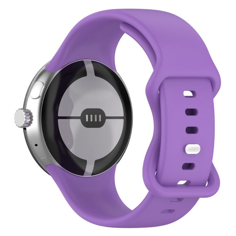 Super pænt Google Pixel Watch Silikone Rem - Lilla#serie_12