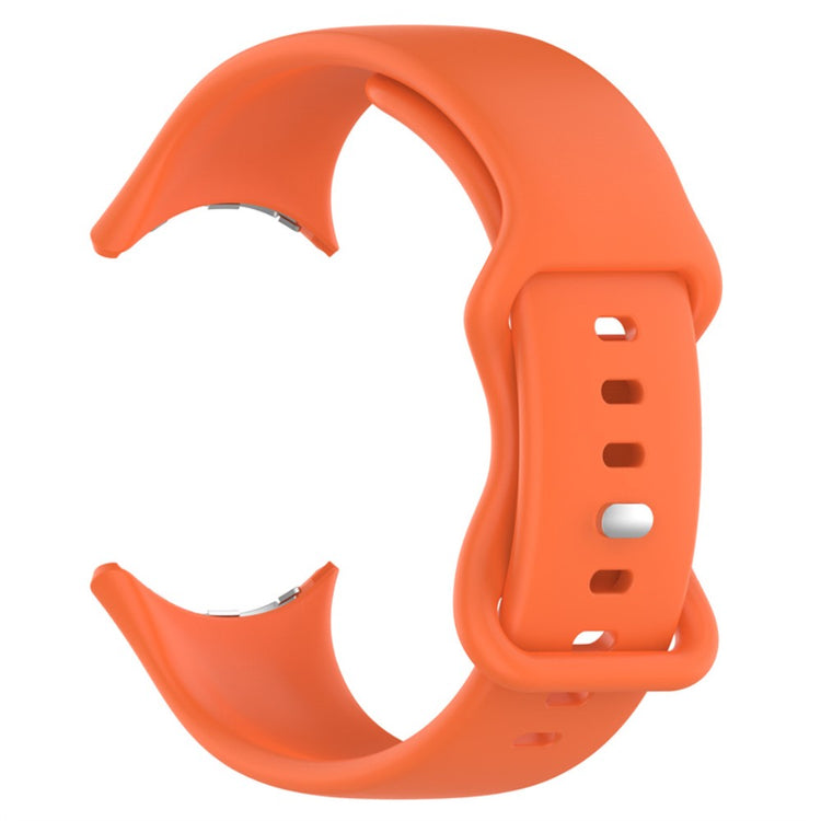 Vildt slidstærk Google Pixel Watch Silikone Rem - Orange#serie_2