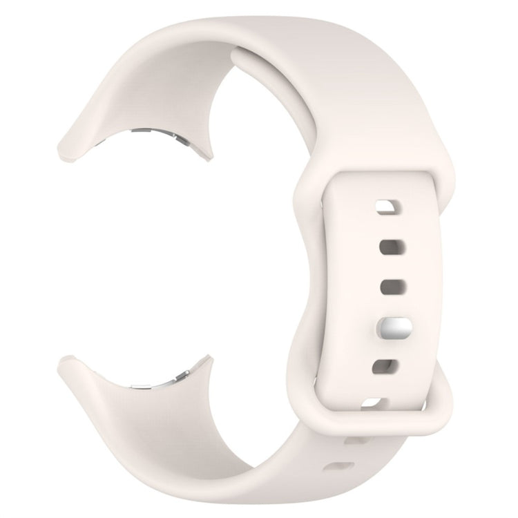 Vildt slidstærk Google Pixel Watch Silikone Rem - Hvid#serie_3