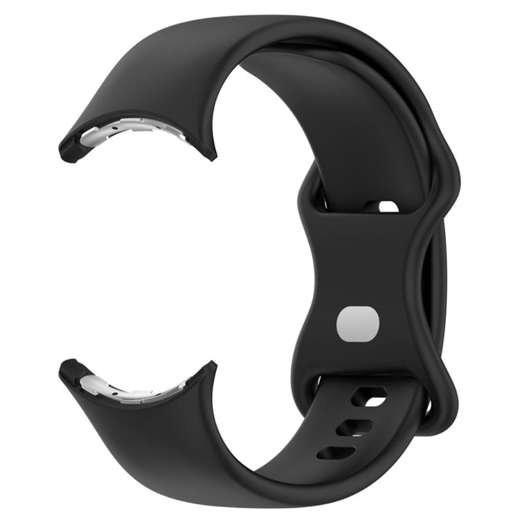 Vildt slidstærk Google Pixel Watch Silikone Rem - Sort#serie_4