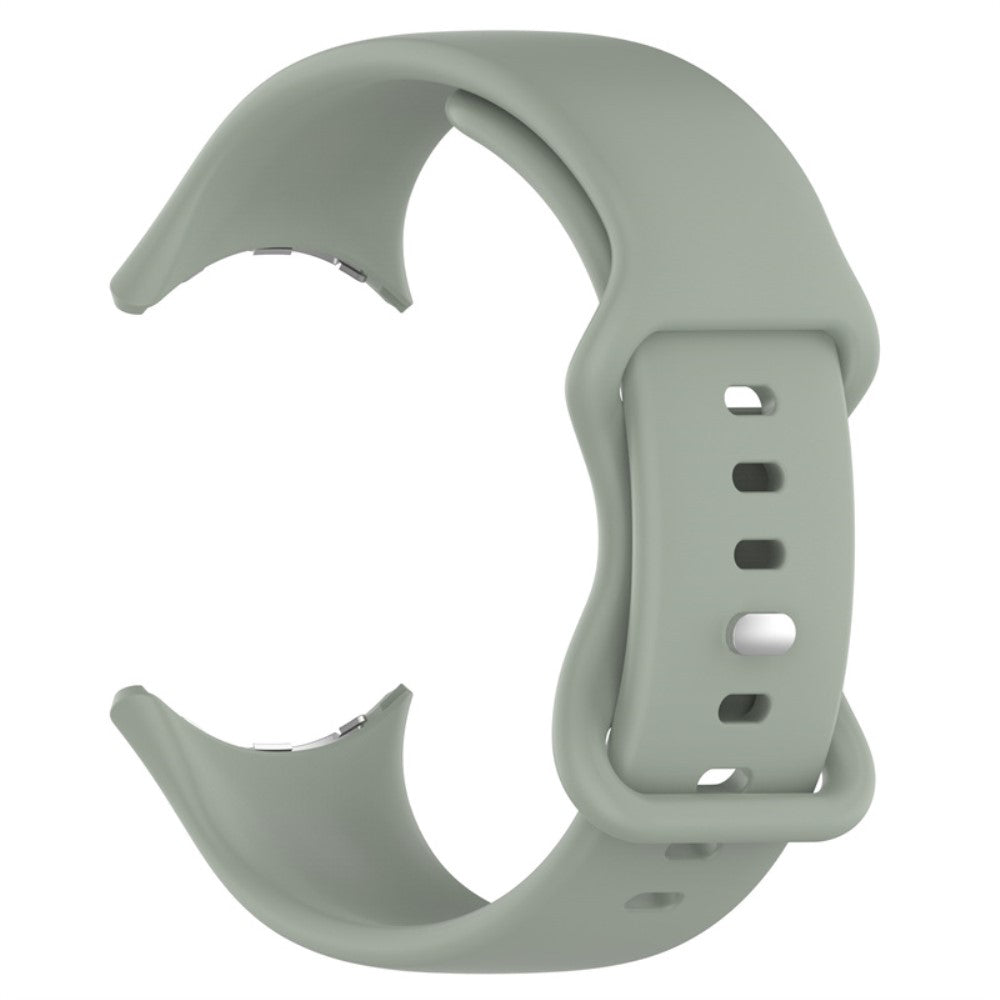 Vildt slidstærk Google Pixel Watch Silikone Rem - Grøn#serie_6