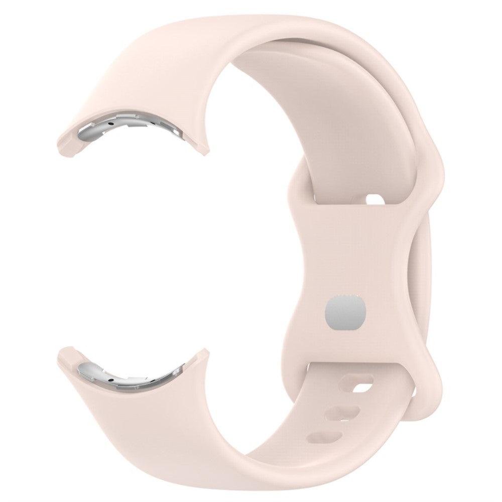 Vildt slidstærk Google Pixel Watch Silikone Rem - Pink#serie_9