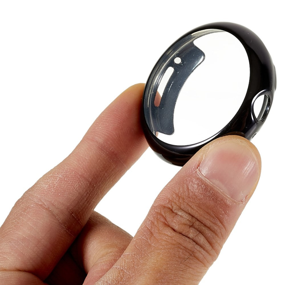 Super Fed Google Pixel Watch Plastik og Glas Cover - Sort#serie_1