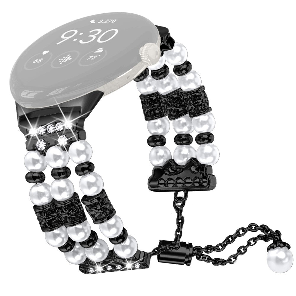 Super slidstærk Google Pixel Watch Plastik Rem - Sort#serie_1