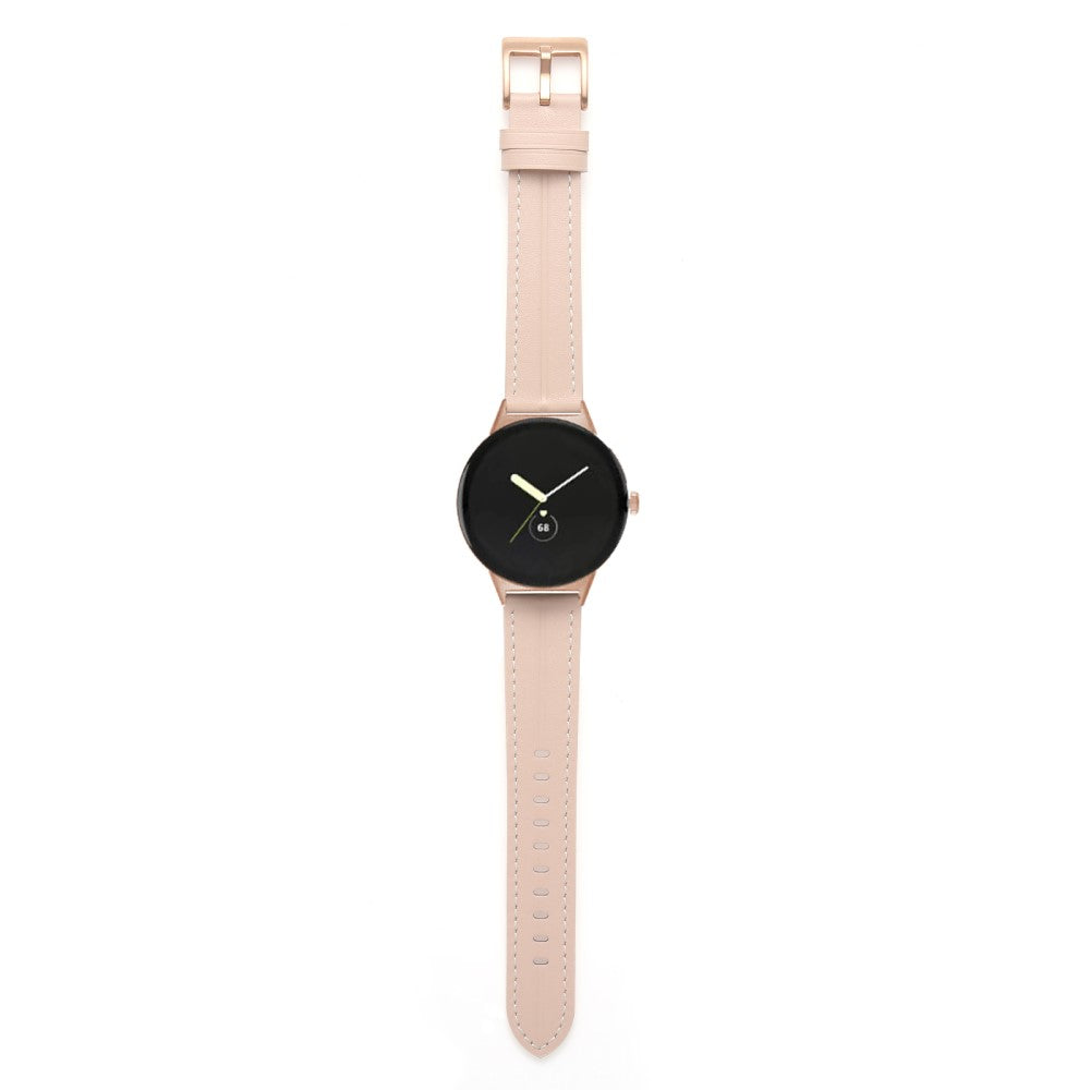 Helt vildt rart Google Pixel Watch Ægte læder Rem - Pink#serie_5