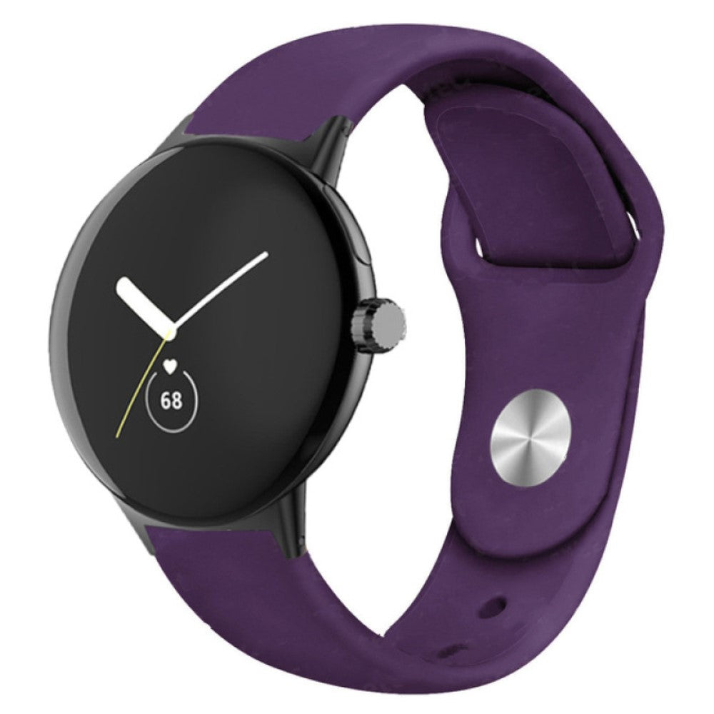 Helt vildt fint Google Pixel Watch Silikone Rem - Lilla#serie_14