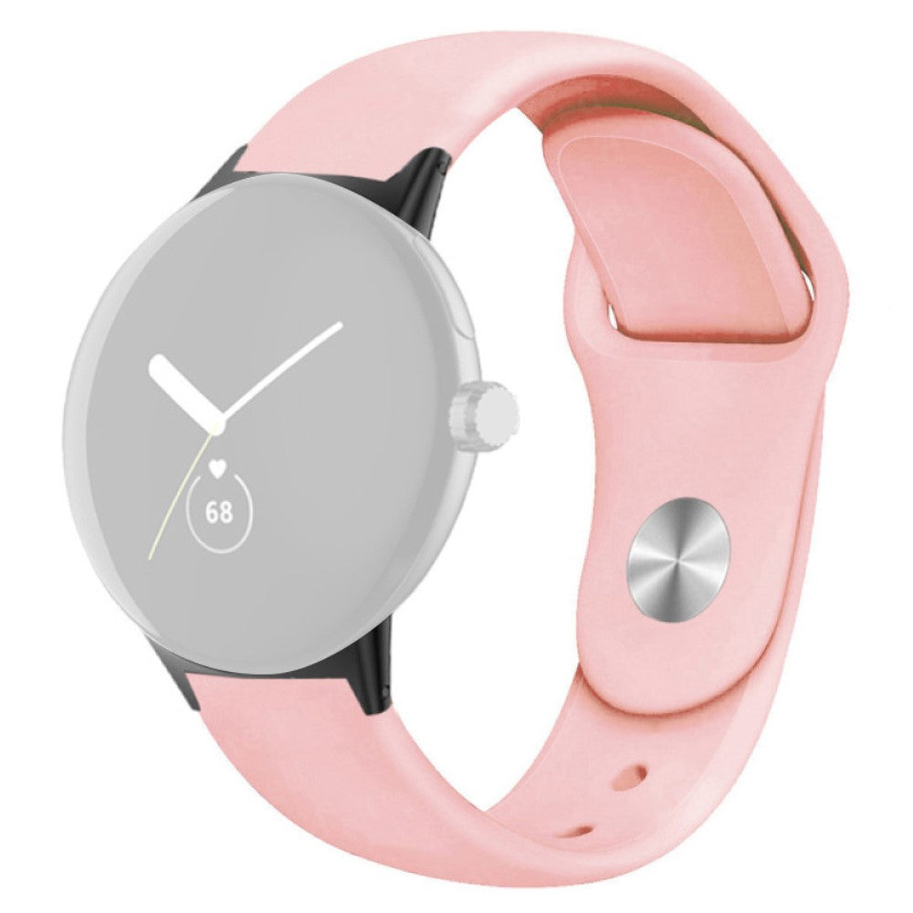 Helt vildt fint Google Pixel Watch Silikone Rem - Pink#serie_4