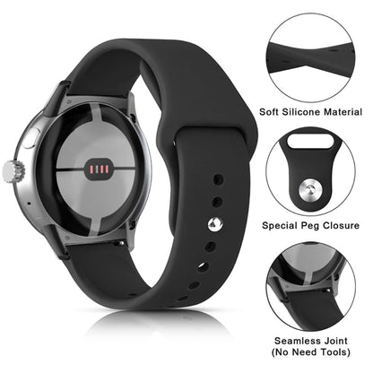 Helt vildt fint Google Pixel Watch Silikone Rem - Gul#serie_9