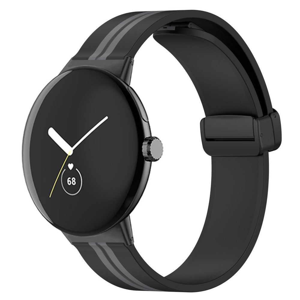 Super skøn Google Pixel Watch Silikone Rem - Sølv#serie_1