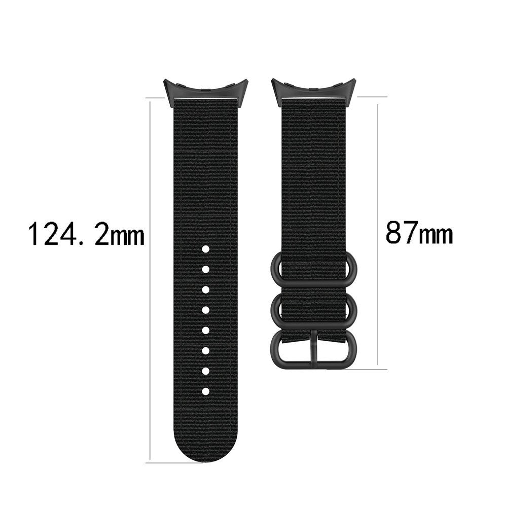 Rigtigt slidstærk Google Pixel Watch Nylon Rem - Blå#serie_7
