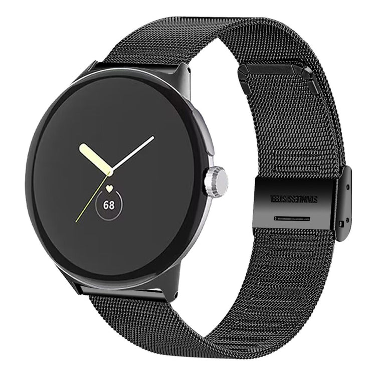 Slidstærk Google Pixel Watch Metal Rem - Sort#serie_1