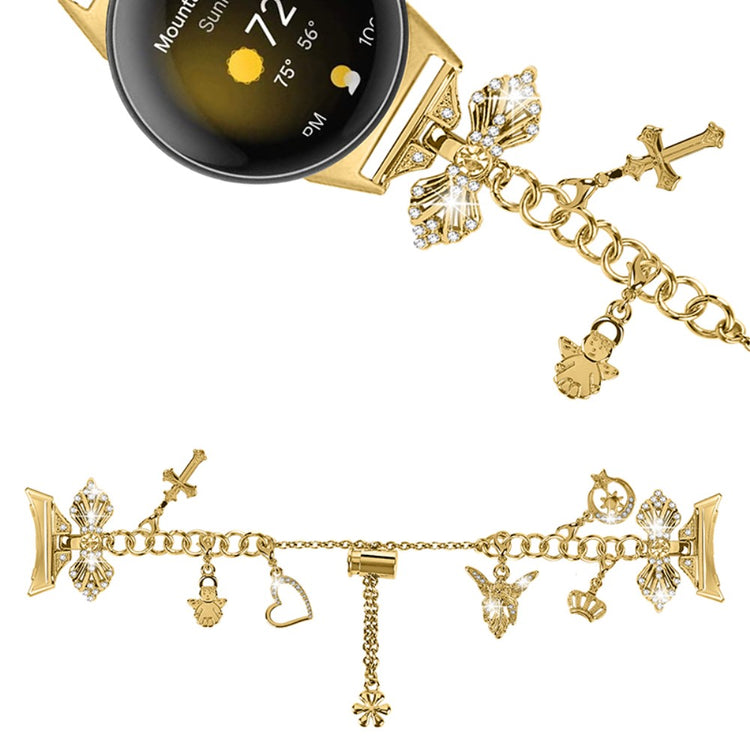 Rigtigt fint Google Pixel Watch  Rem - Guld#serie_2