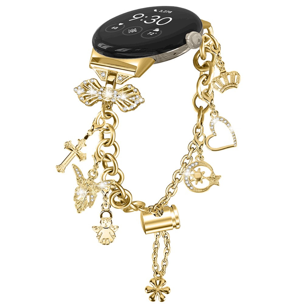 Rigtigt fint Google Pixel Watch  Rem - Guld#serie_2