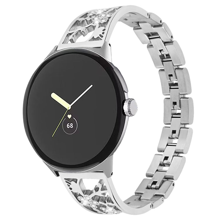 Helt vildt skøn Google Pixel Watch  Rem - Sølv#serie_126