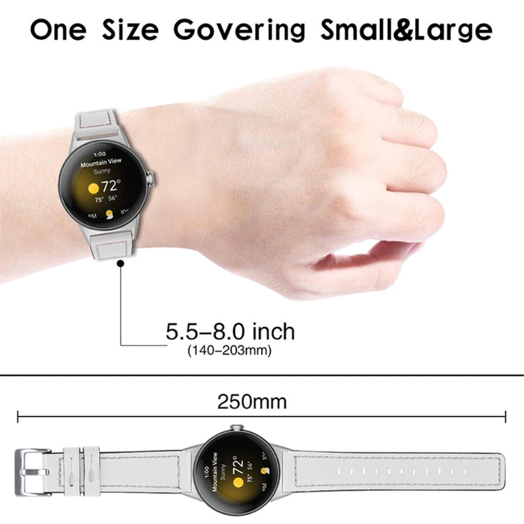Meget fint Google Pixel Watch  Rem - Hvid#serie_6