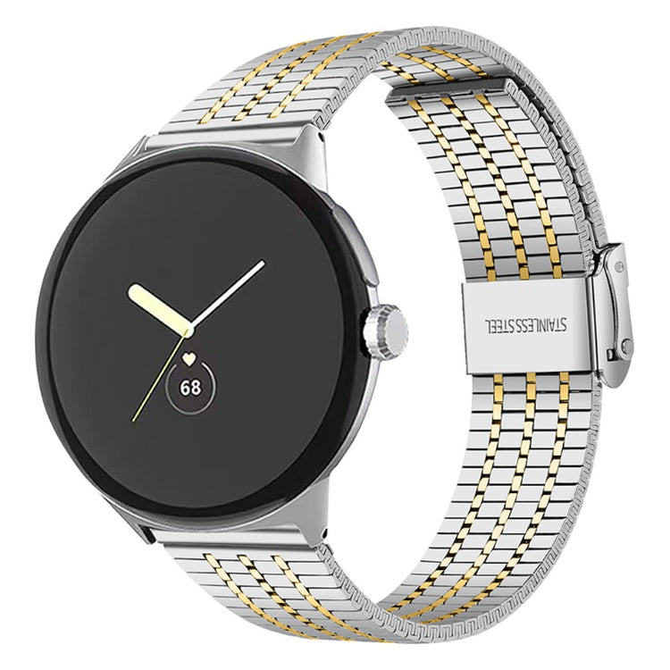 Vildt flot Google Pixel Watch  Rem - Sølv#serie_2