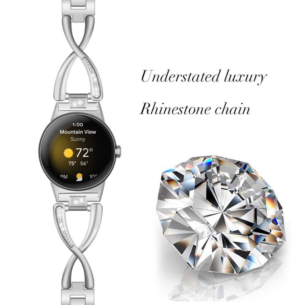 Super slidstærk Google Pixel Watch  Rem - Sølv#serie_5