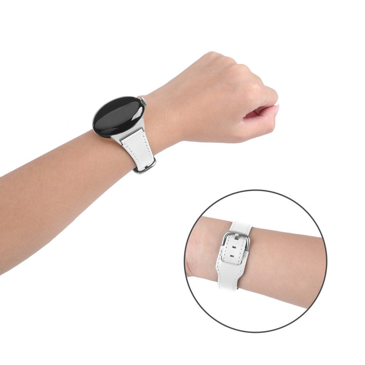 Super holdbart Google Pixel Watch  Rem - Hvid#serie_1