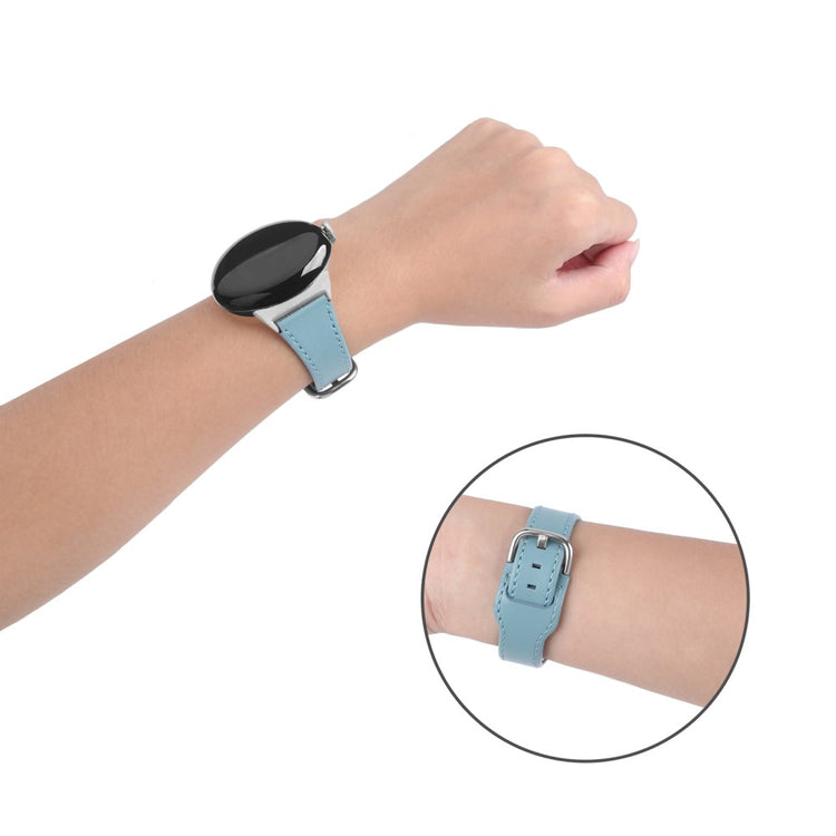 Super holdbart Google Pixel Watch  Rem - Blå#serie_4