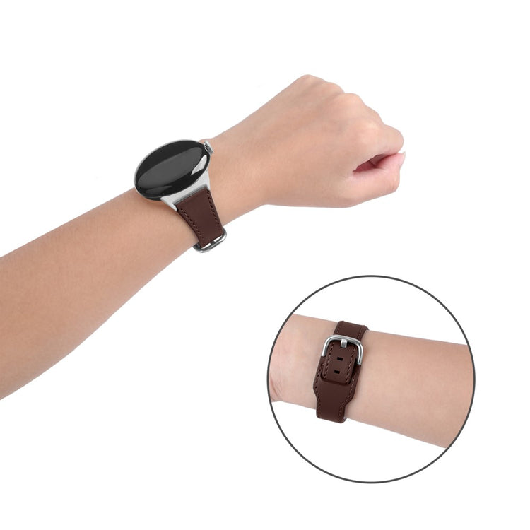 Super holdbart Google Pixel Watch  Rem - Brun#serie_5