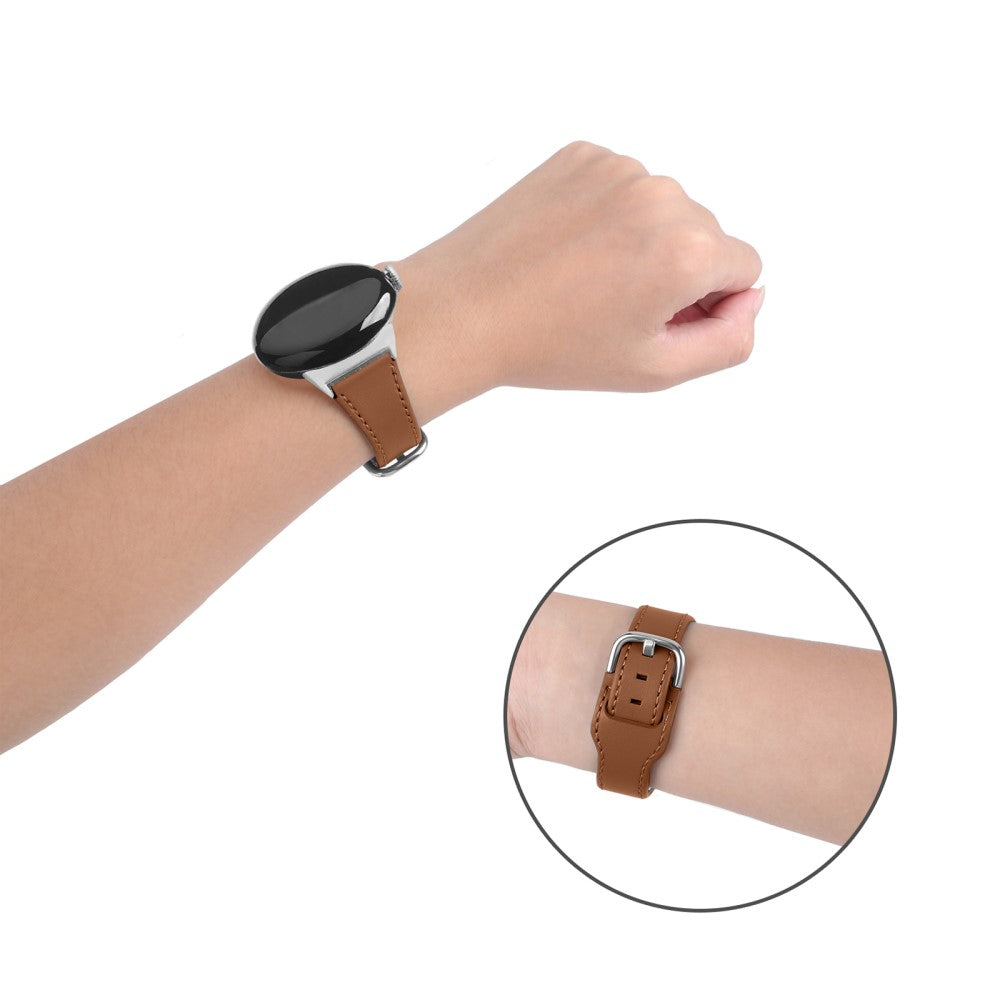 Super holdbart Google Pixel Watch  Rem - Brun#serie_6