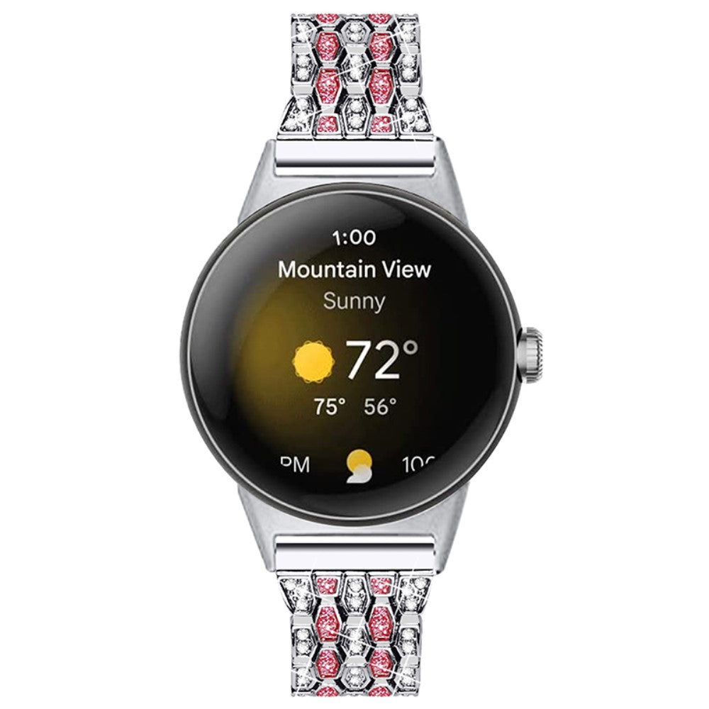 Super holdbart Google Pixel Watch  Rem - Pink#serie_1