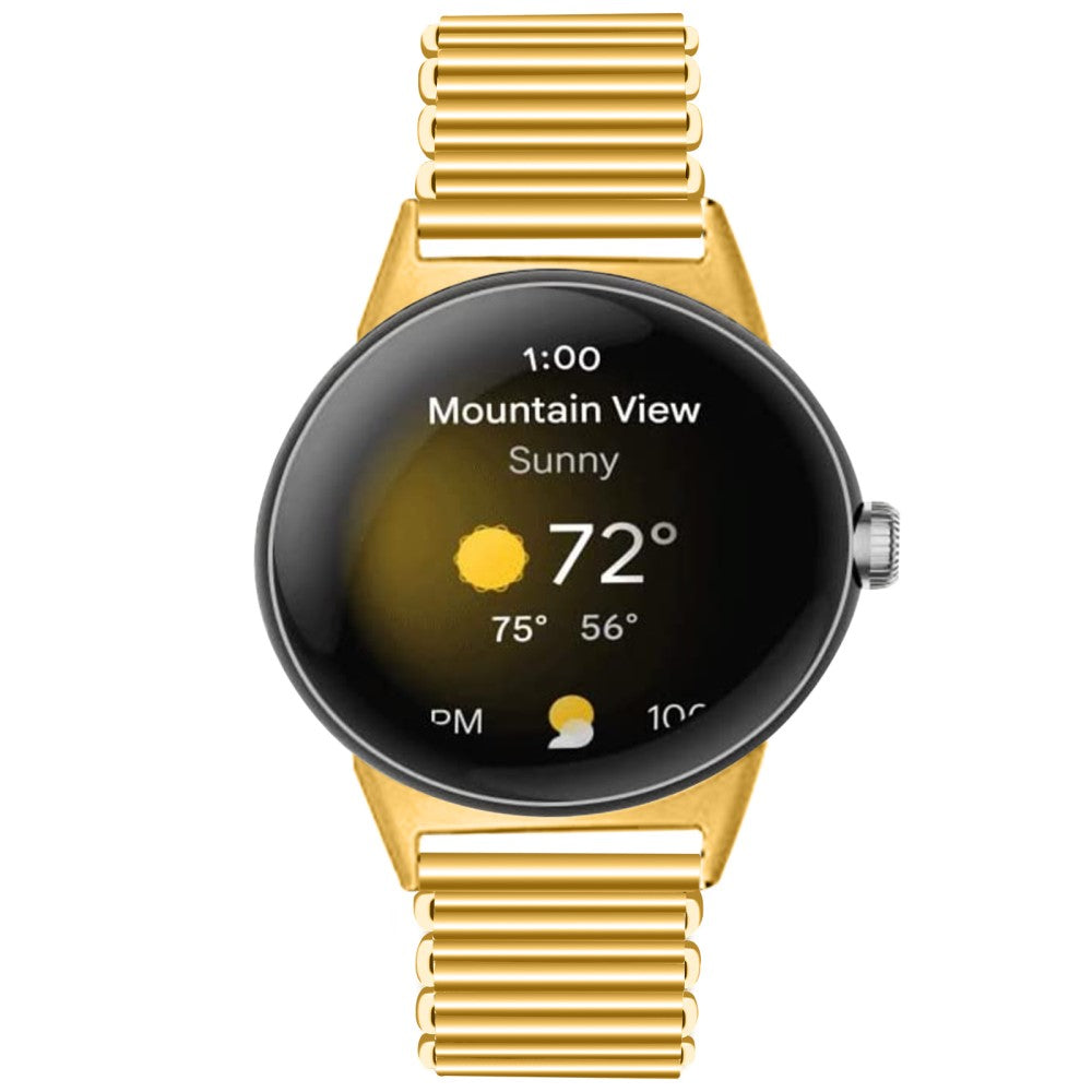 Elegant Google Pixel Watch  Rem - Guld#serie_2