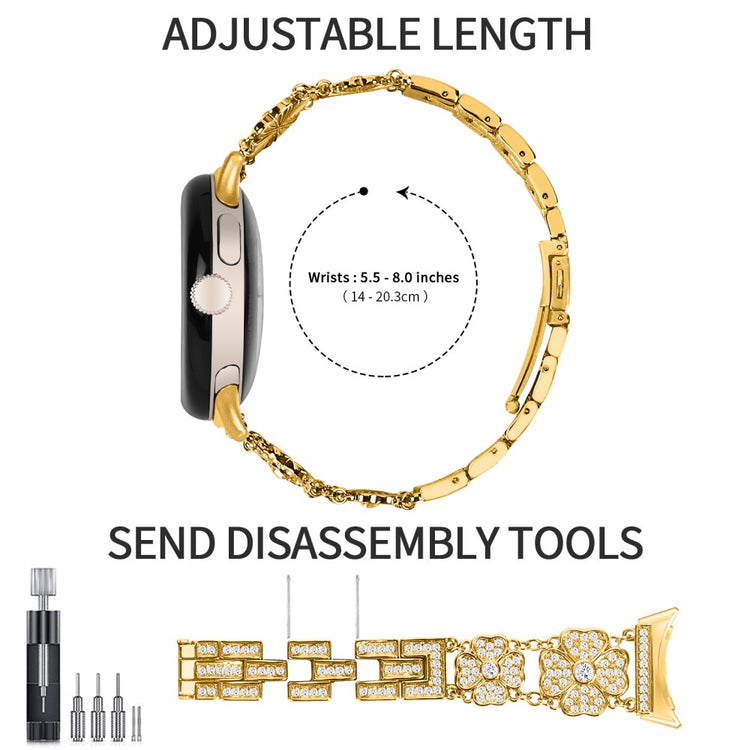 Rigtigt fed Google Pixel Watch  Rem - Guld#serie_1