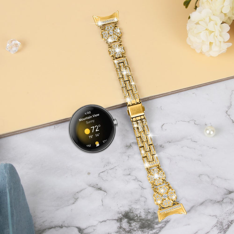 Rigtigt fed Google Pixel Watch  Rem - Guld#serie_1