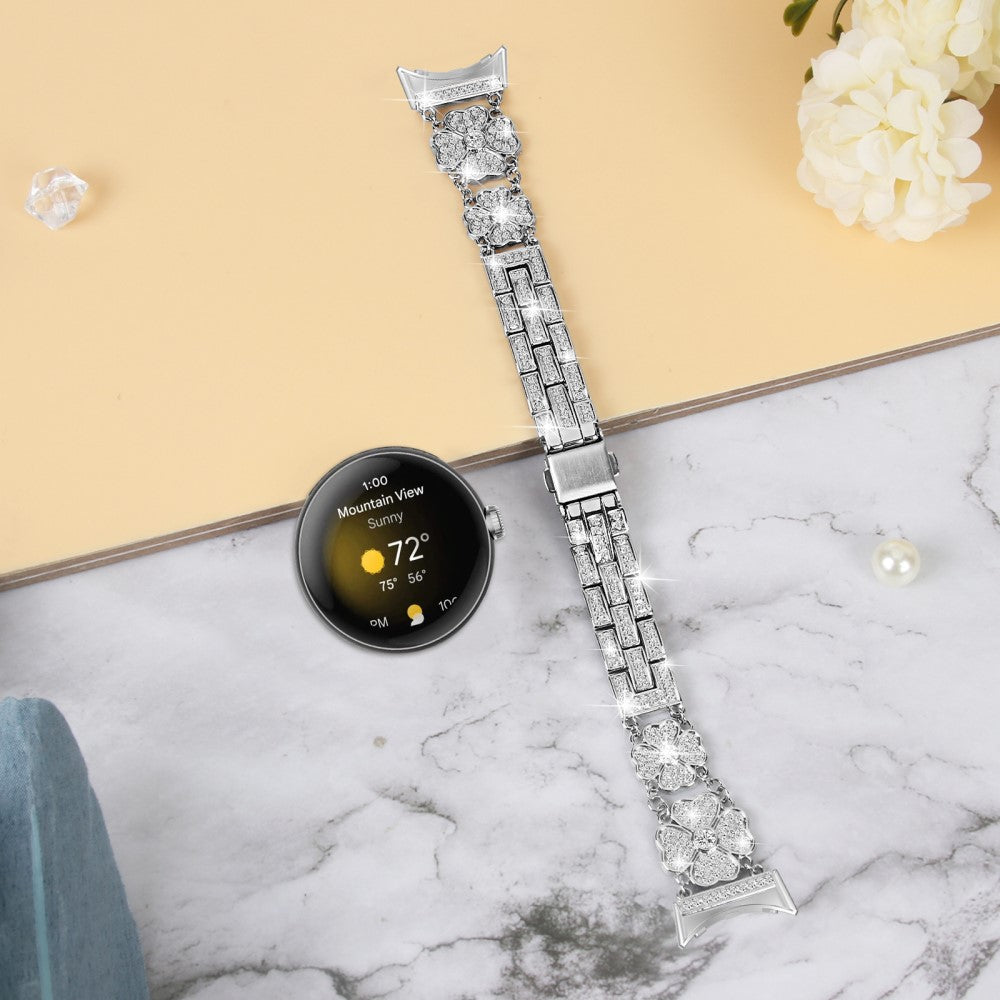Rigtigt fed Google Pixel Watch  Rem - Sølv#serie_4