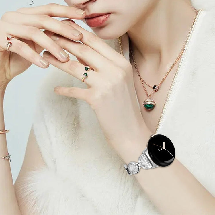 Slidstærk Google Pixel Watch  Rem - Sølv#serie_4