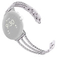 Strong Google Pixel Watch Metal and Rhinestone Strap