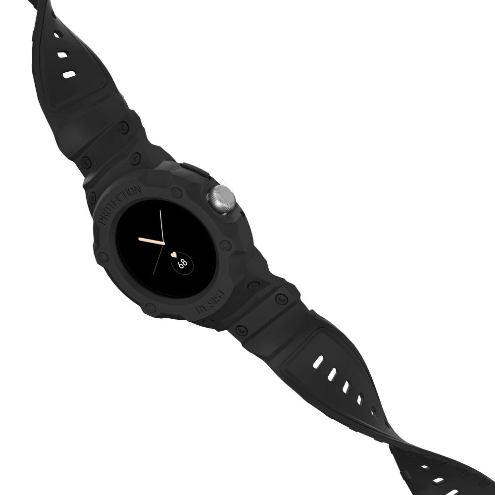 Vildt Elegant Silikone Rem passer til Google Pixel Watch - Sort#serie_2